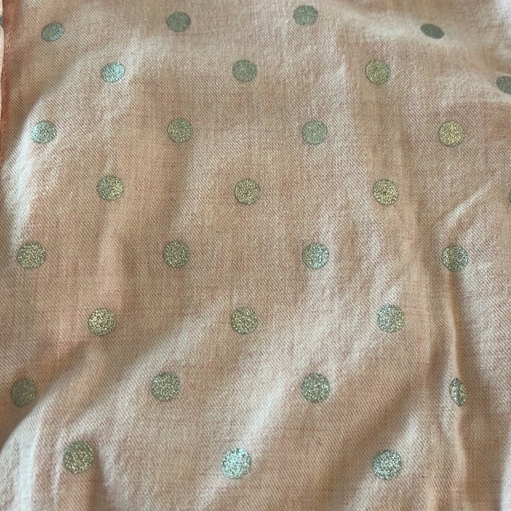 🎉Host Pick🎉Talbots Plus Petite Women’s Pink & Silver Polka Dot Shirt Size 1XP - Picture 9 of 12